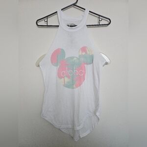 Disney Aloha Mickey Halter Tank Top
